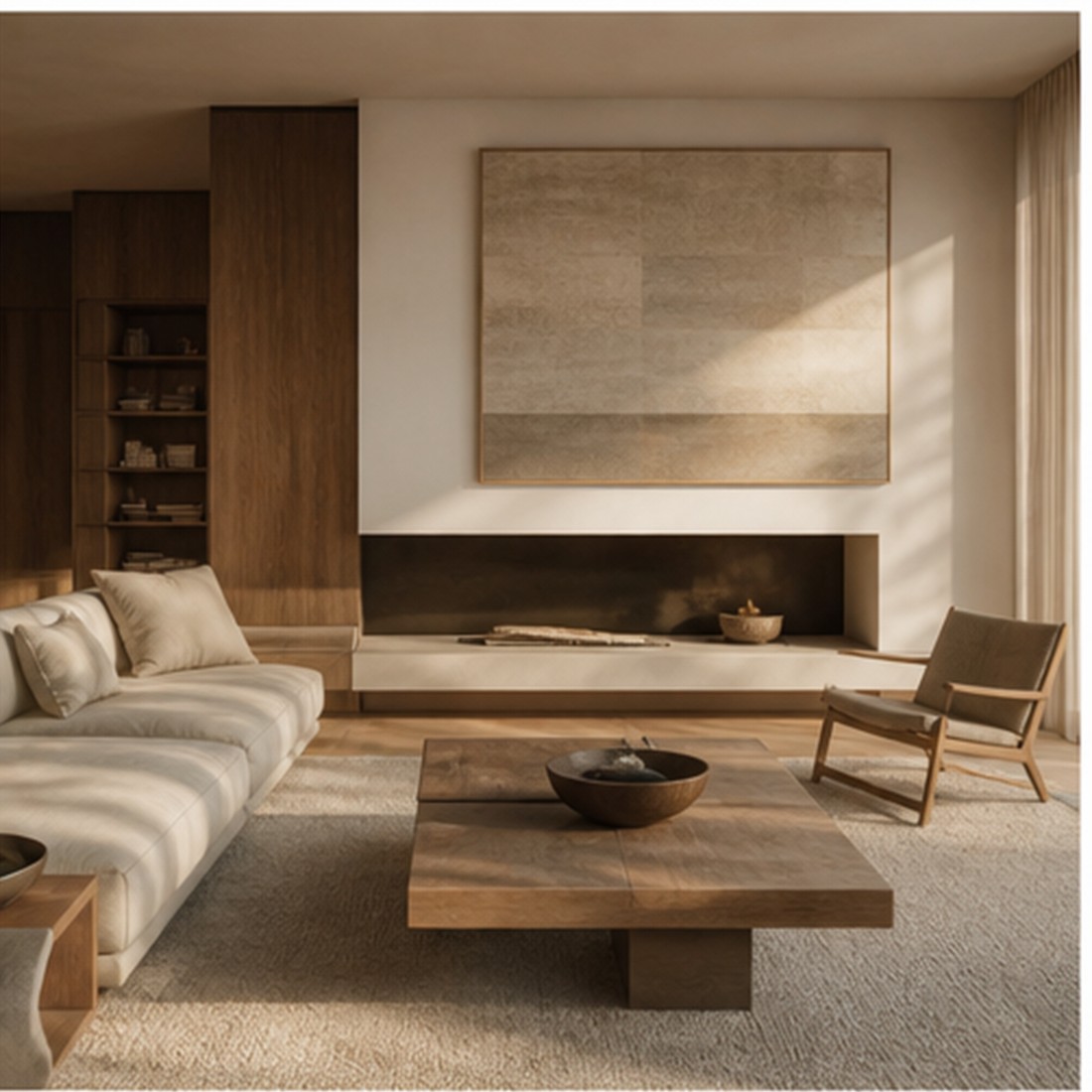 Modern interior architectural visualization