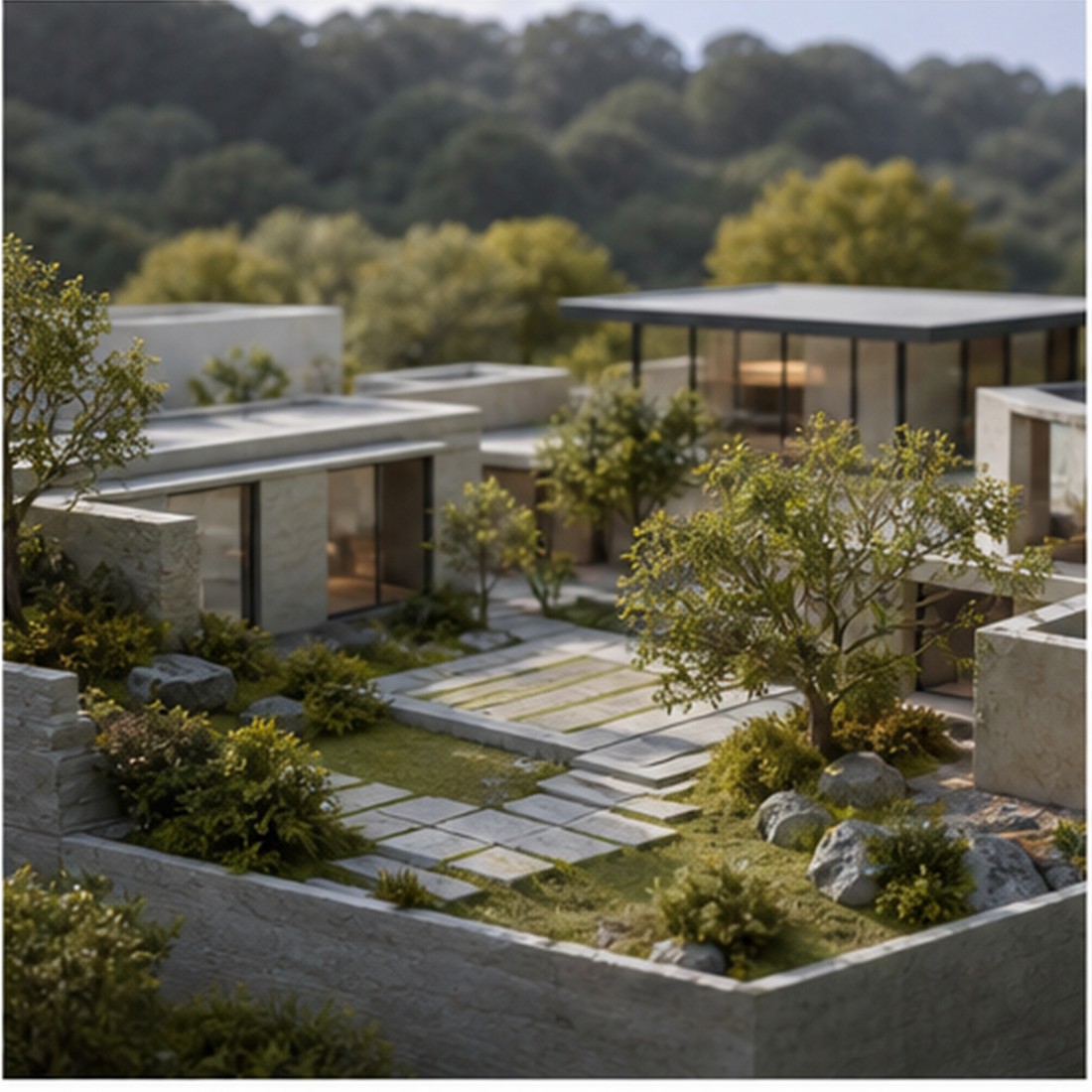 Architectural site model visualization